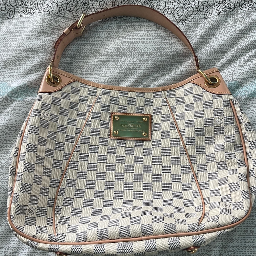NEW Louis Vuitton Galleria PM-Damier Azur